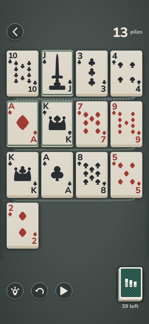 The same game in Dwindle's dark theme.